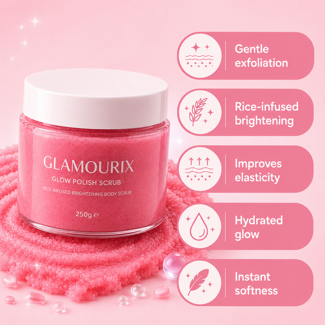 Glamourix Glow Polish Scrub™